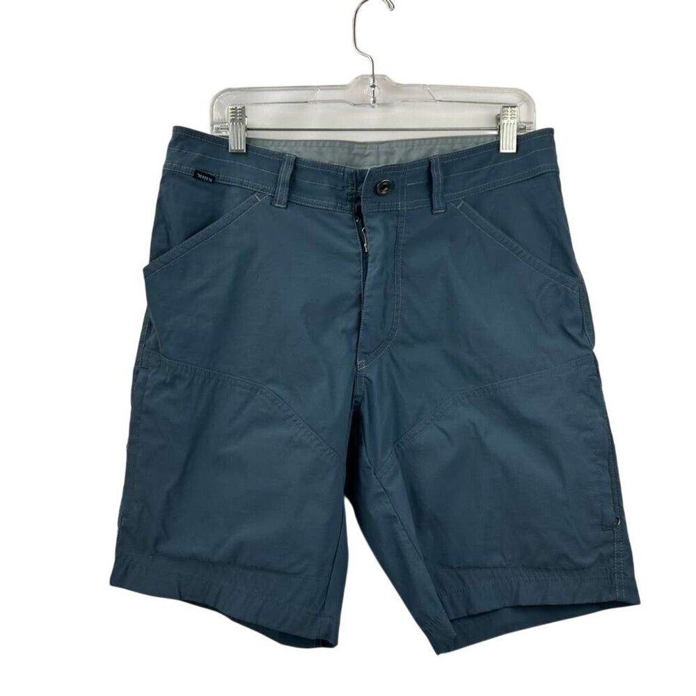 Kuhl Shorts Men's 32 Blue Renegade Shorts Camping Outdoor Hiking Utility - Picture 11 of 16